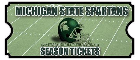 michigan state football season tickets